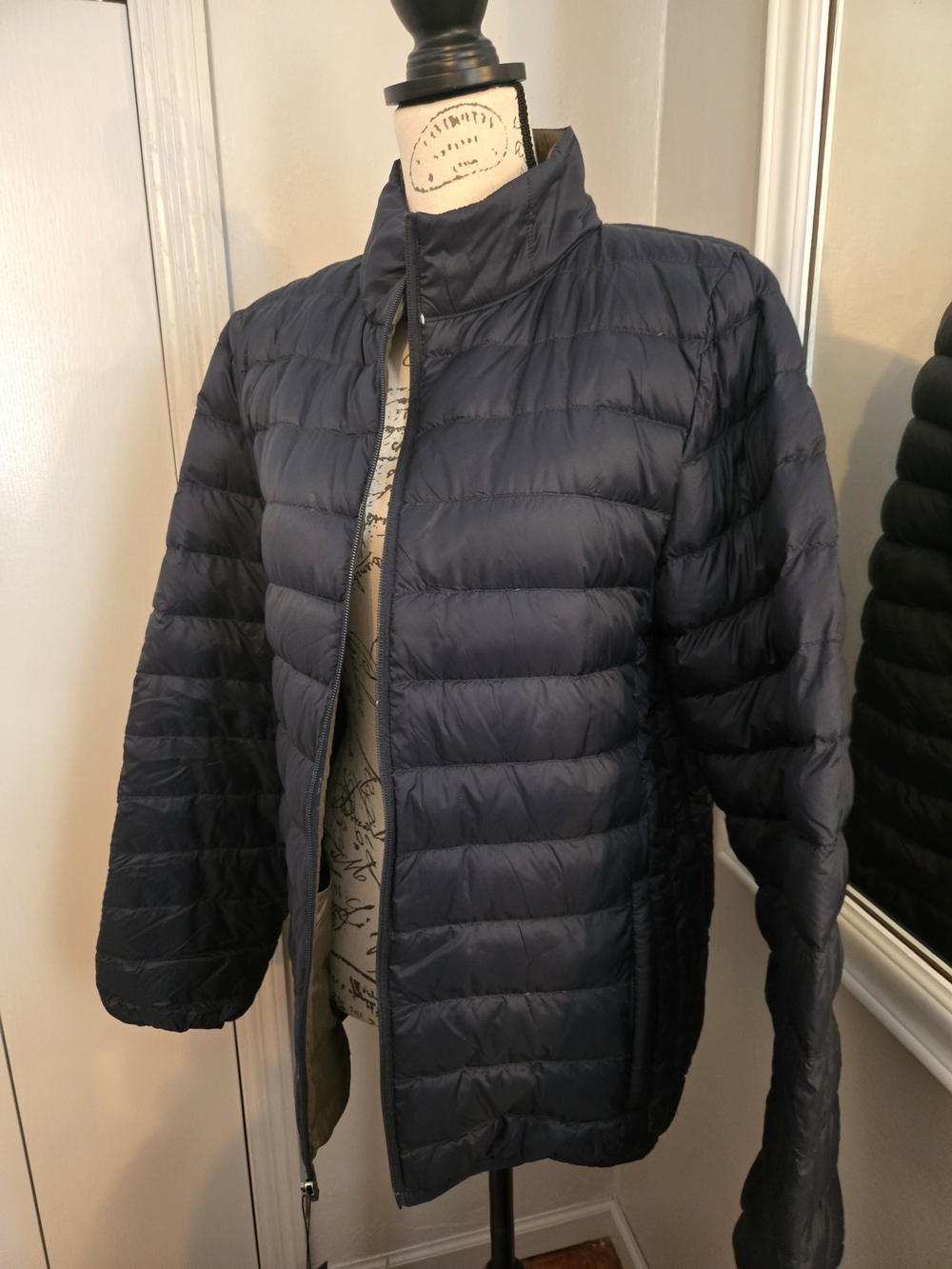 Medela Navy Quilted Lightweight Jacket